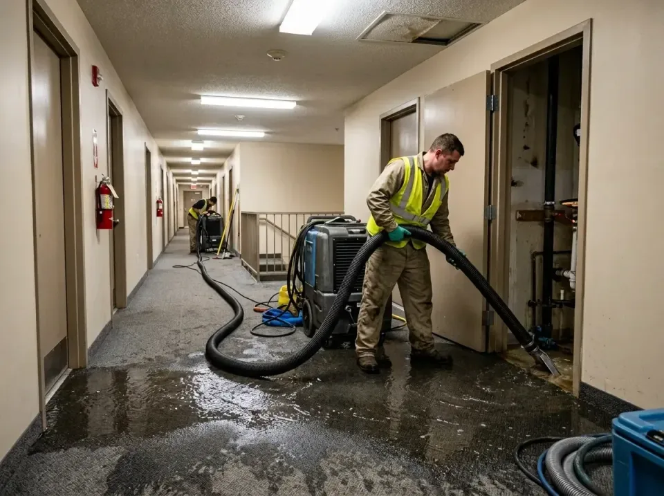multi-unit-apartment-hallway-f-005 — frequently asked questions, Emergency Burst Pipe Water Extraction & Removal in Bear Cre…